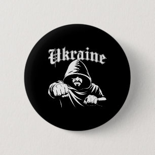 Ukraine Gift Flag Ukraini Kyiv Ukrainian Ukrajina  2 Inch Round Button