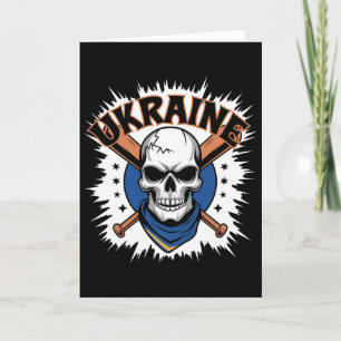 Ukraine Gift Flag Ukraini Kyiv Ukrainian Ukrajina  Card