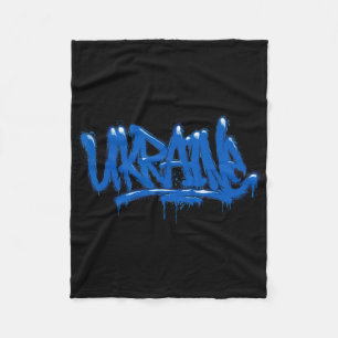Ukraine Gift Flag Ukraini Kyiv Ukrainian Ukrajina Fleece Blanket