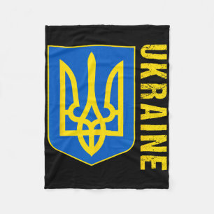 Ukraine Gift Flag Ukraini Kyiv Ukrainian Ukrajina  Fleece Blanket