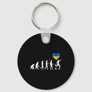 Ukraine Gift Flag Ukraini Kyiv Ukrainian Ukrajina Keychain