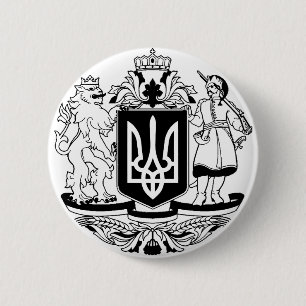 Ukraine Greater coat of arms 2 Inch Round Button