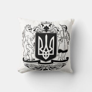 Ukraine Greater coat of arms Throw Pillow