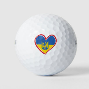 Ukraine-Heart Golf Balls