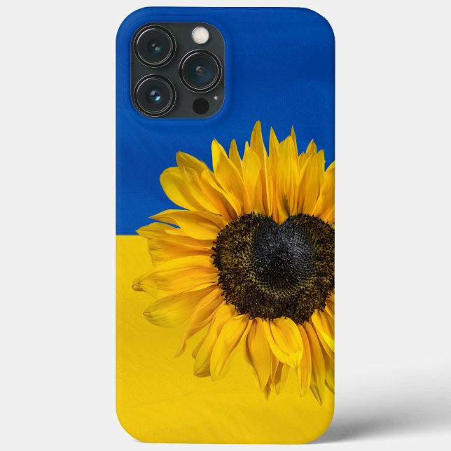 Ukraine Heart Sunflower Case-Mate iPhone Case (Back)