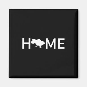 Ukraine Home Country Love Outline Silhouette Europ Magnet
