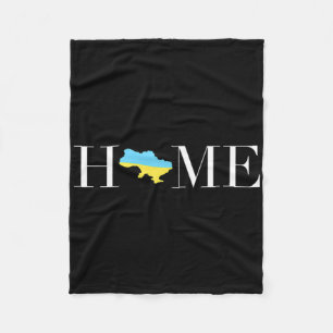 Ukraine Home Ukrainian Flag Uni  Fleece Blanket