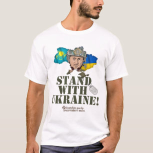 Ukraine Kazakhstan Zelenskyy Stand With Ukraine  T-Shirt