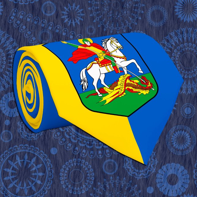 Ukraine & Kyiv Coat of Arms, Knight Herb / Україна Tie (Creator Uploaded)