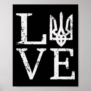 Ukraine Love Ukrainian Zelensky Tryzub Military Tr Poster