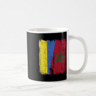 Ukraine Morocco Half Flag Ukrainian Moroccan Herit Coffee Mug