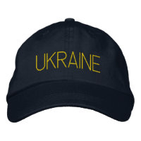 UKRAINE Navy Blue and Thin Yellow