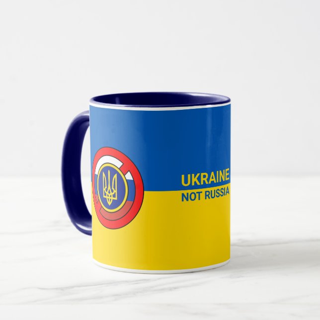 Ukraine - Not Russia Mug (Front Left)