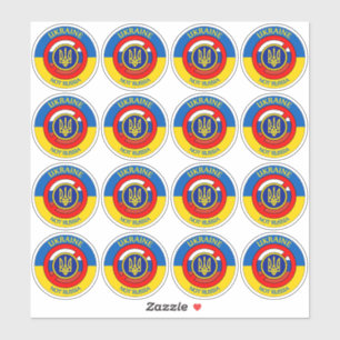 Ukraine - Pas Russie Sticker