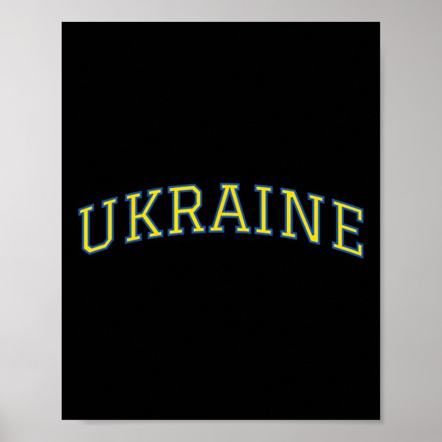 Ukraine - Patriotic Pride Support  Poster (Front)