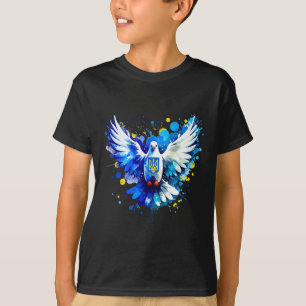 Ukraine Peace Dove Defend Democracy Stand With Zel T-Shirt