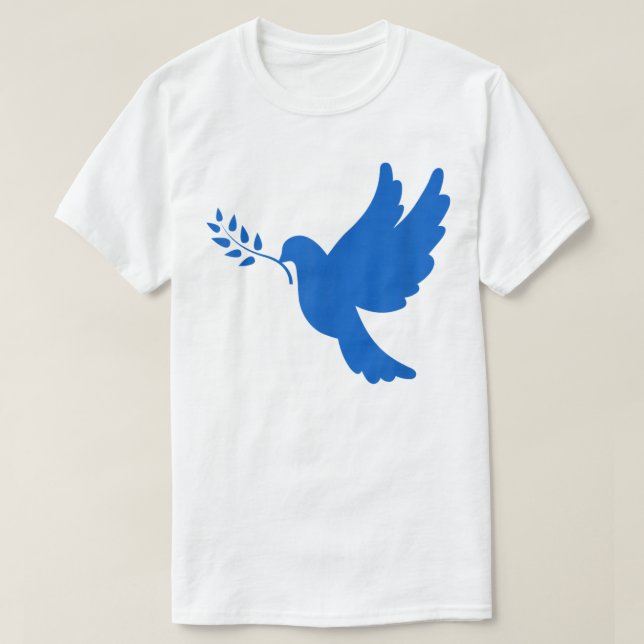 Ukraine Peace Dove  T-Shirt (Design Front)