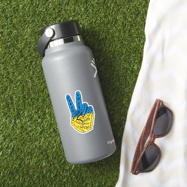Ukraine Peace Love Freedom (HydroFlask Insitu)