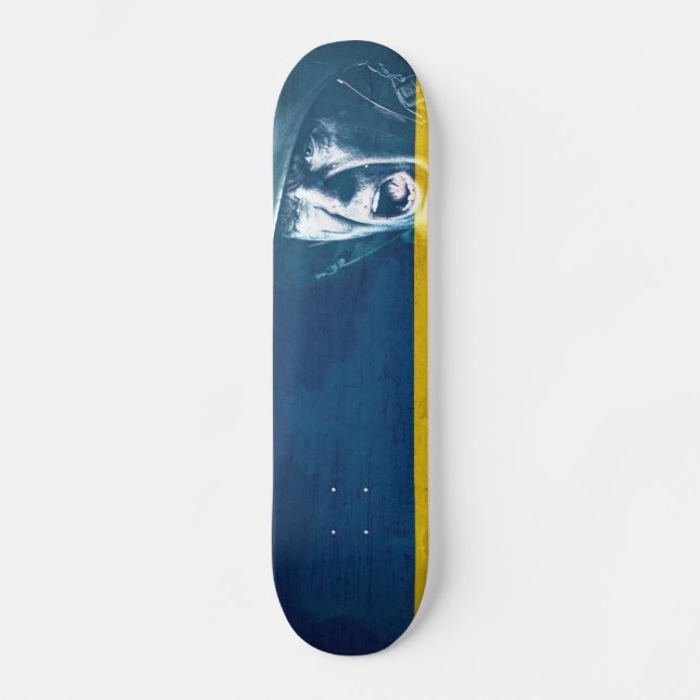 Ukraine Peace Soldier at War Skateboard (Front)