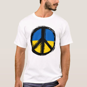 Ukraine Peace Symbol - 01-b T-Shirt