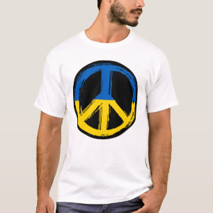 Ukraine Peace Symbol T-Shirt