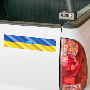 Ukraine - Peace - Ukrainian Flag - Freedom Bumper Sticker