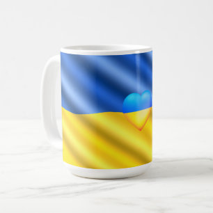 Ukraine - Peace - Ukrainian Flag - Freedom Support Coffee Mug