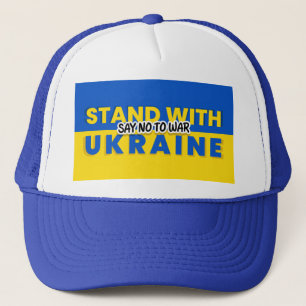 Ukraine - Peace - Ukrainian Flag - Freedom Trucker Hat