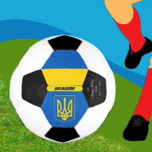 Ukraine Personalized, Flag, Photo Soccer Ball
