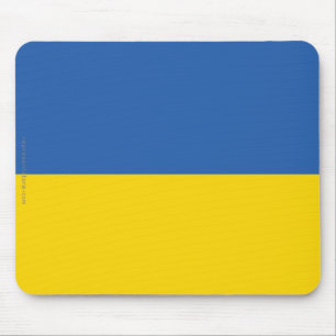 Ukraine Plain Flag Mouse Pad