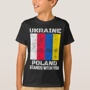 Ukraine Poland Stands With You Polish Support 1  T-Shirt