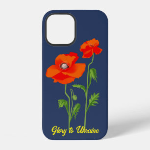 Ukraine "poppy flower" peace colourful iPhone 12 case