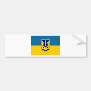Ukraine President at sea Flag Bumper Sticker