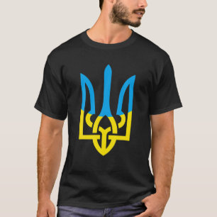 Ukraine Pride Ukraine Flag Ukrainian Kiev Trysub F T-Shirt