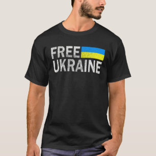 Ukraine Pride Vintage Style Retro-Feel Ukrainian F T-Shirt