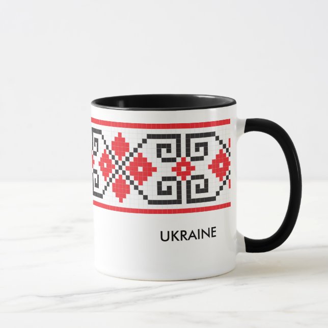 Ukraine. Ringer Mug (Right)