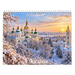 Ukraine Scenic Travel Calendar