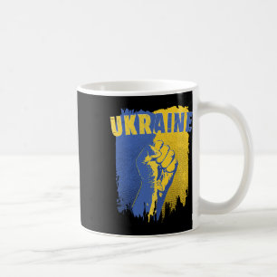 Ukraine Shirt Ukrainian Flag Fist Patriotic Coffee Mug