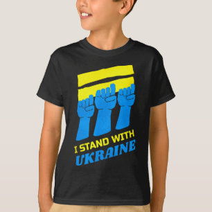 Ukraine Shirt Ukrainian Support Ukraine I Stand Wi