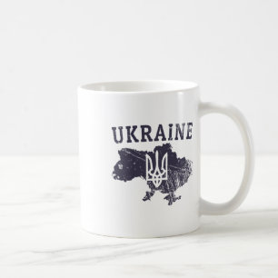 Ukraine Shirt Ukrainian Tryzub Patriotic Women Kid Coffee Mug