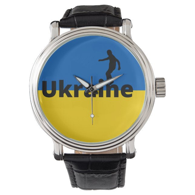 Ukraine soccer  watch (Front)