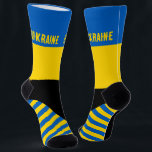Ukraine Socks, Ukrainian flag colours / sports Socks<br><div class="desc">Socks: Patriotic Ukraine socks featuring colours of Ukrainian Flag in fashion styling - love my country,  fathers day,  holiday,  national patriots / sports fan</div>