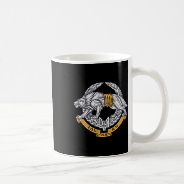 Ukraine Special Operations Forces - Spetsnaz Wolf  Coffee Mug (Right)