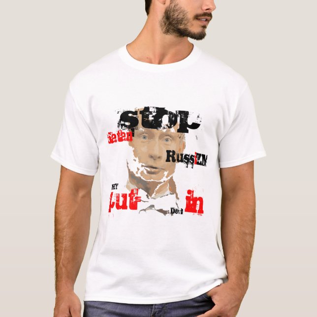 Ukraine standwithukraine stoprussia stopInvasion T-Shirt (Front)