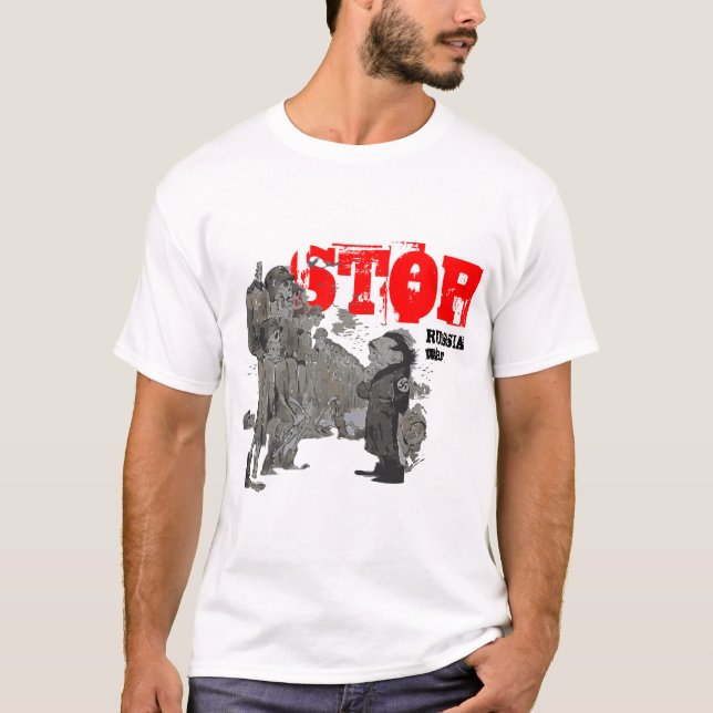 Ukraine standwithukraine stoprussia stopInvasion T-Shirt (Front)
