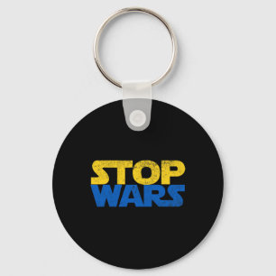 Ukraine Stop Wars Keychain