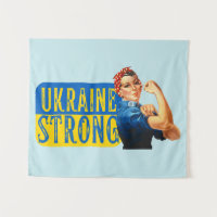 Ukraine Strong Rosie the Riveter 