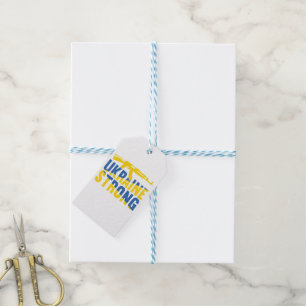 Ukraine Strong Support for Ukraine Gift Tags