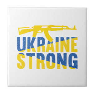 Ukraine Strong Support for Ukraine Tile