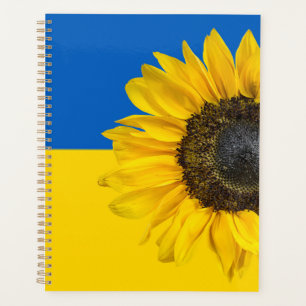 Ukraine Sunflower On Flag  Planner
